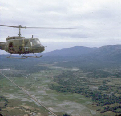 Hueys over South Vietnam in 1967